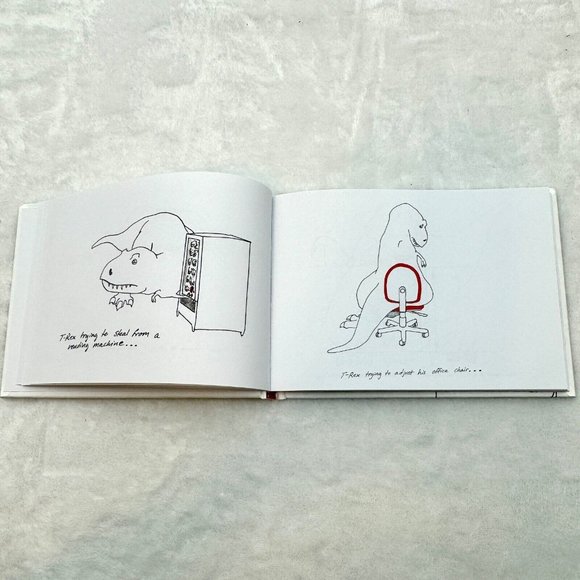 T-Rex Trying A Plume Humor Book by Hugh Murphy - Picture 4 of 7